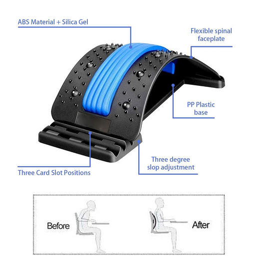 Back Stretcher Magneto Therapy Massage Tool