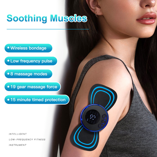 The LCD Display EMS Neck Stretcher Electric Massager