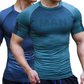 Maximize Your Workout with Men's Compression T-Shirt - Short Sleeve Athletic Sport Tees for Gym, Running, and Fitness